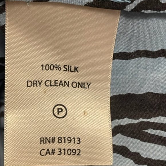 Plenty by Tracy Reece Paisley Silk Top Size Small - Picture 8 of 8